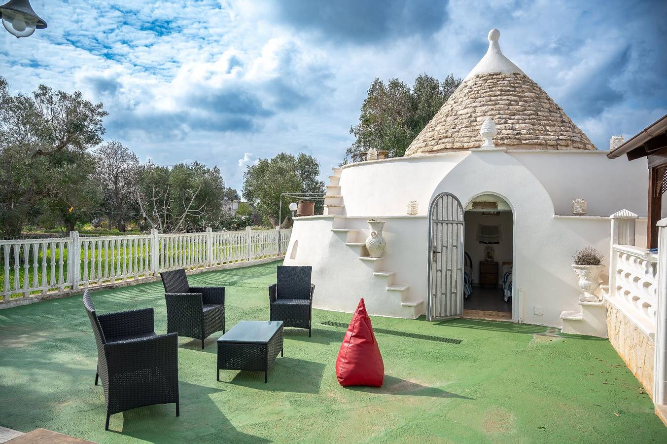 Paolo's Trullo in the heart of the countryside in San Vito dei Normanni, Salento
