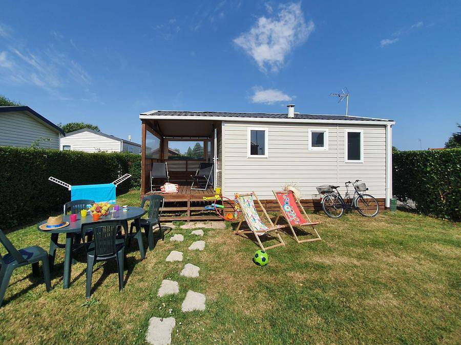 Camping Mirabel Les Prairies de la Mer - Mobilhome 3 personnes - 1 chambre in Ouistreham, Région de Caen
