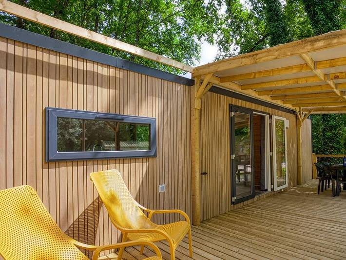 Mobil home pour 4 personnes, avec bassin pour enfant à Trémolat - 3