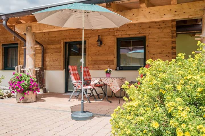 Blockhütte für 4 Personen, mit Terrasse und Garten sowie Sauna in Tannheimer Tal - 4