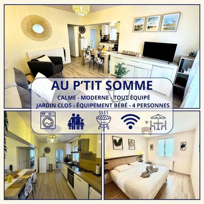 Location de vacances pour 4 personnes, avec jardin dans Nouvion