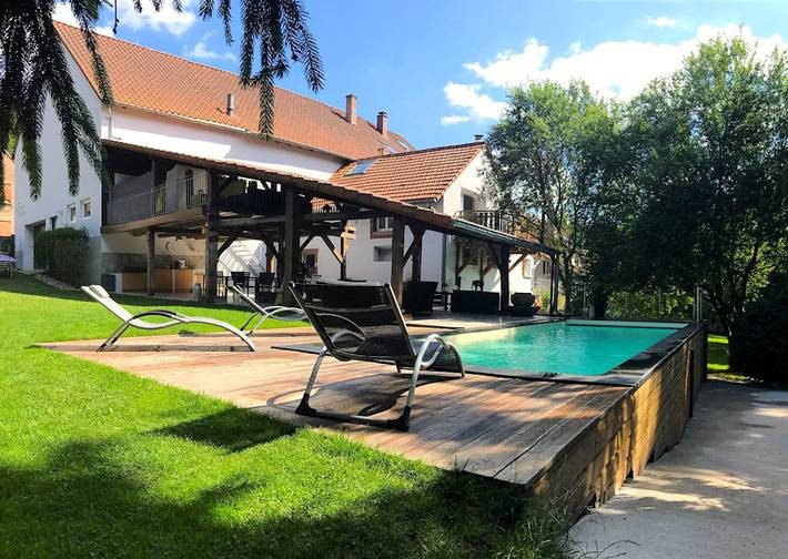 Chambre d’hôte pour 2 personnes, avec Jardin ainsi que Piscine et Sauna
