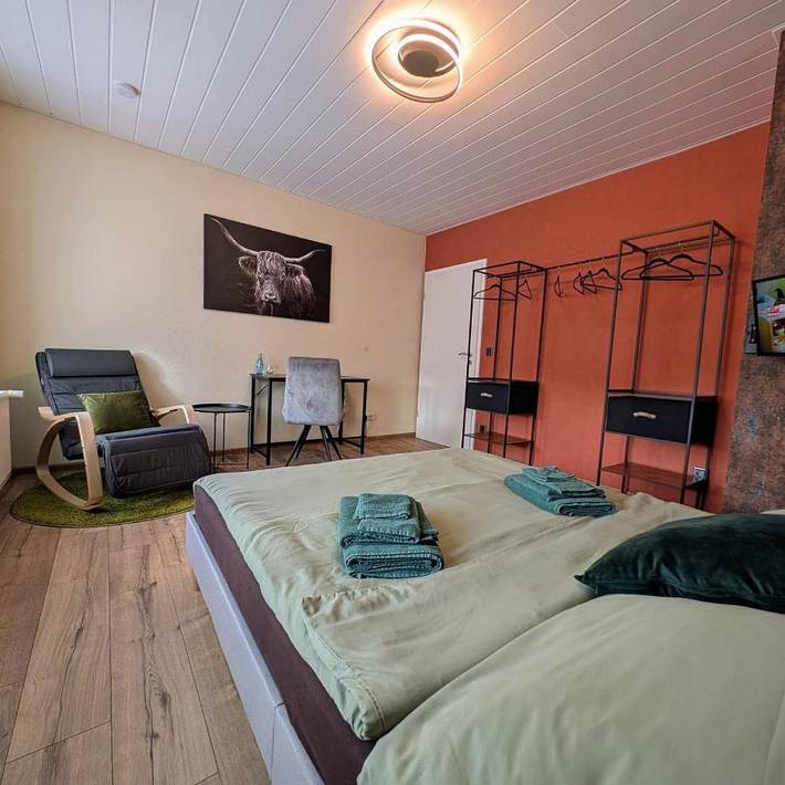 Ferienwohnung für 2 Personen, mit Garten und Ausblick in Waldheim
