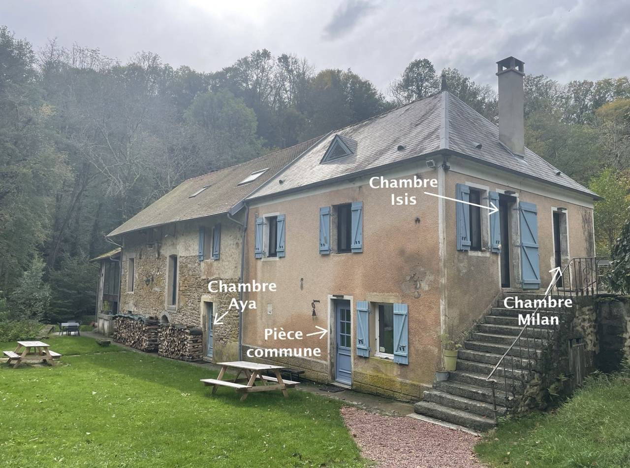 Chambres d'hôtes Le Moulin de Saint André - Chambre Milan in Saint-André-en-Morvan, Parc naturel régional du Morvan