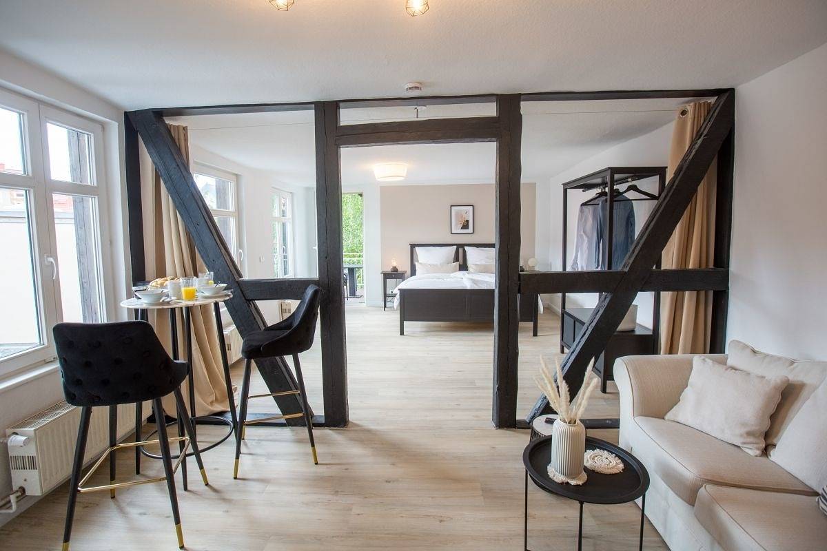Appartement de vacances entier, Appartement de vacances pour 2 personnes avec jardin in Ocenarium Stralsund, Stralsund