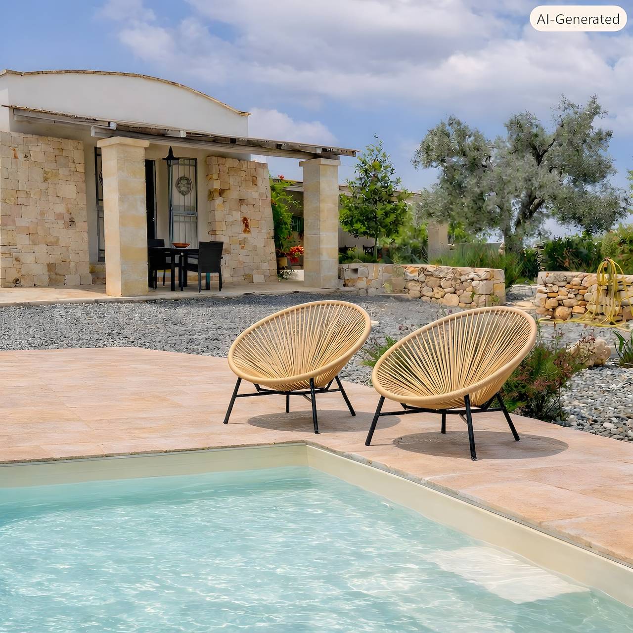 Suite Il Melograno in der Domus Filomè mit Gemeinschaftspool, Wlan und Klimaanlage in Ostuni, Salento