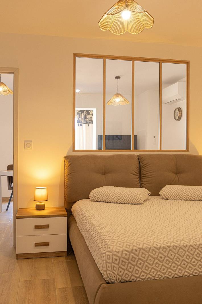 Appartement de vacances pour 2 personnes, avec jardin