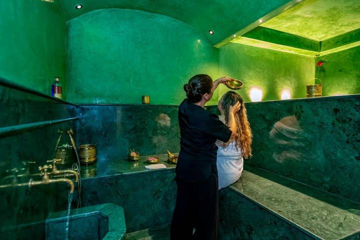 Chambre d’hôte pour 4 personnes, avec sauna et jacuzzi ainsi que terrasse et piscine à Marrakech - 4