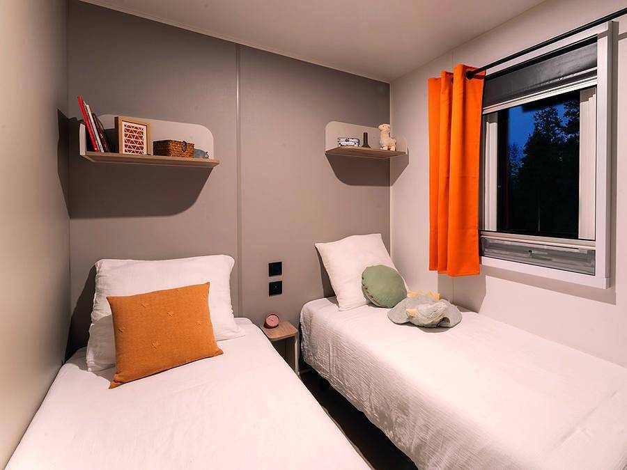 Camping maeva Escapades l'Emeraude du Verdon (anciennemet Saint-Lazare) - Mobilheim 4 personen - Mh Grand Confort 2 Schlafzimmer - Klimatisiert in Aups, Brignoles Region