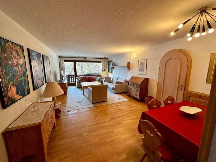 Vakantiewoning voor 5 personen, with sauna and tuin as well as balkon in Silvaplana