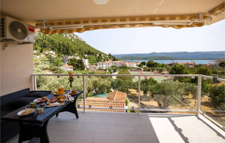 Ganze Ferienwohnung, Apartment mit Meerblick, Terrasse, Küche und WLAN – 1 km zum Strand in Klek, Dubrovnik-Neretva