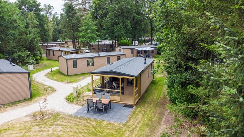 Camping voor 4 personen, met balkon/terras en terras op de Veluwe