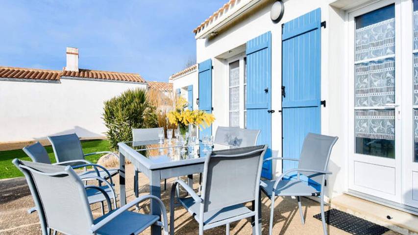 Gîte pour 9 personnes, avec jardin dans Plage De La Bosse L Epine