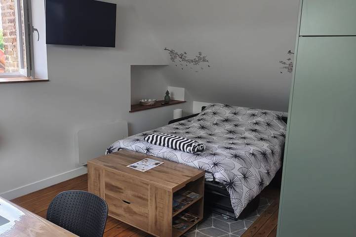 Appartement entier, Point Baie Studio 2 – Studio confortable au cœur d’Abbeville in Abbeville, Région d'Abbeville