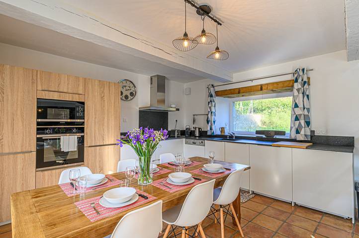 Location de vacances pour 8 personnes, avec jardin et terrasse à Plougoumelen - 4