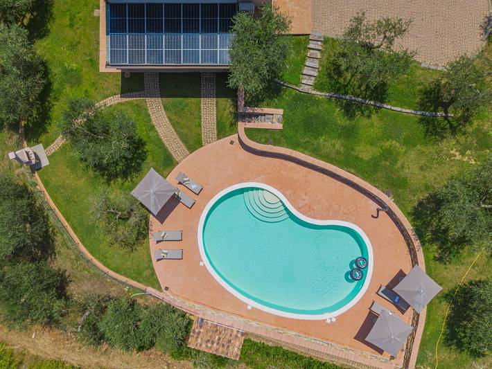 Ferienhaus für 6 Personen, mit Terrasse und Garten
