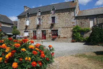 Chambre d’hôte pour 4 personnes, avec jardin à Mont-Dol