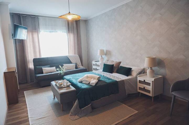 Ganze Wohnung, Apartamento Ponte Dena Situado En El Centro Del Salnes in Dena, Meaño