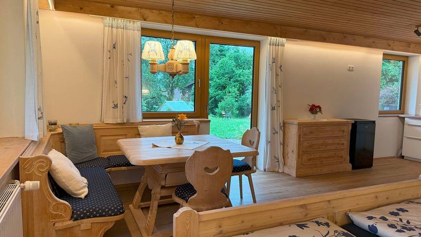 Ferienwohnung für 2 Personen, mit Garten und Terrasse, mit Haustier in Wieskirche