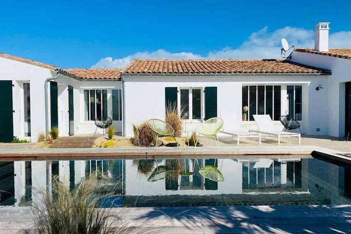 Maison de vacances pour 14 personnes, avec Jacuzzi ainsi que Terrasse et Jardin à Loix