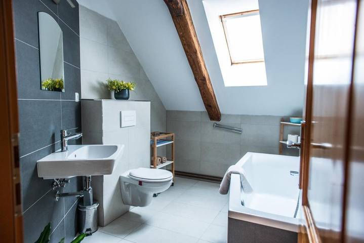 BnB für 6 Personen, mit Sauna und Terrasse sowie Ausblick, mit Haustier in Tschechien - 3