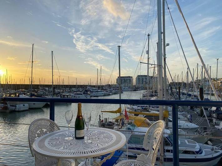 Holiday rental for 4 people, with Balcony and Terrace as well as View in Brighton Marina
