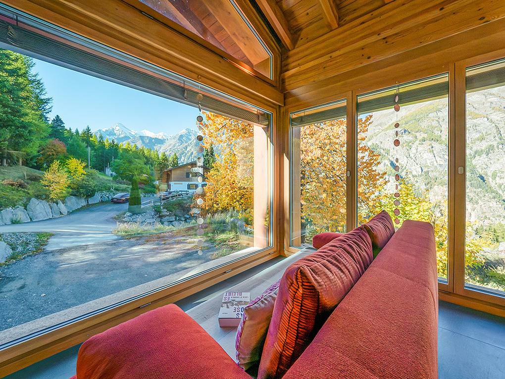Maison de vacances pour 11 personnes avec balcon in Grächen, Alpes valaisannes