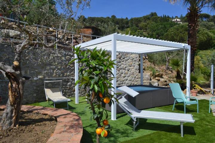 Villa per 6 persone, con Balcone e Terrazza nonché Giardino e Panorama a Suvereto