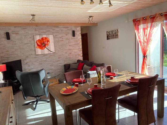 Maison de vacances pour 4 personnes, avec jardin et vue