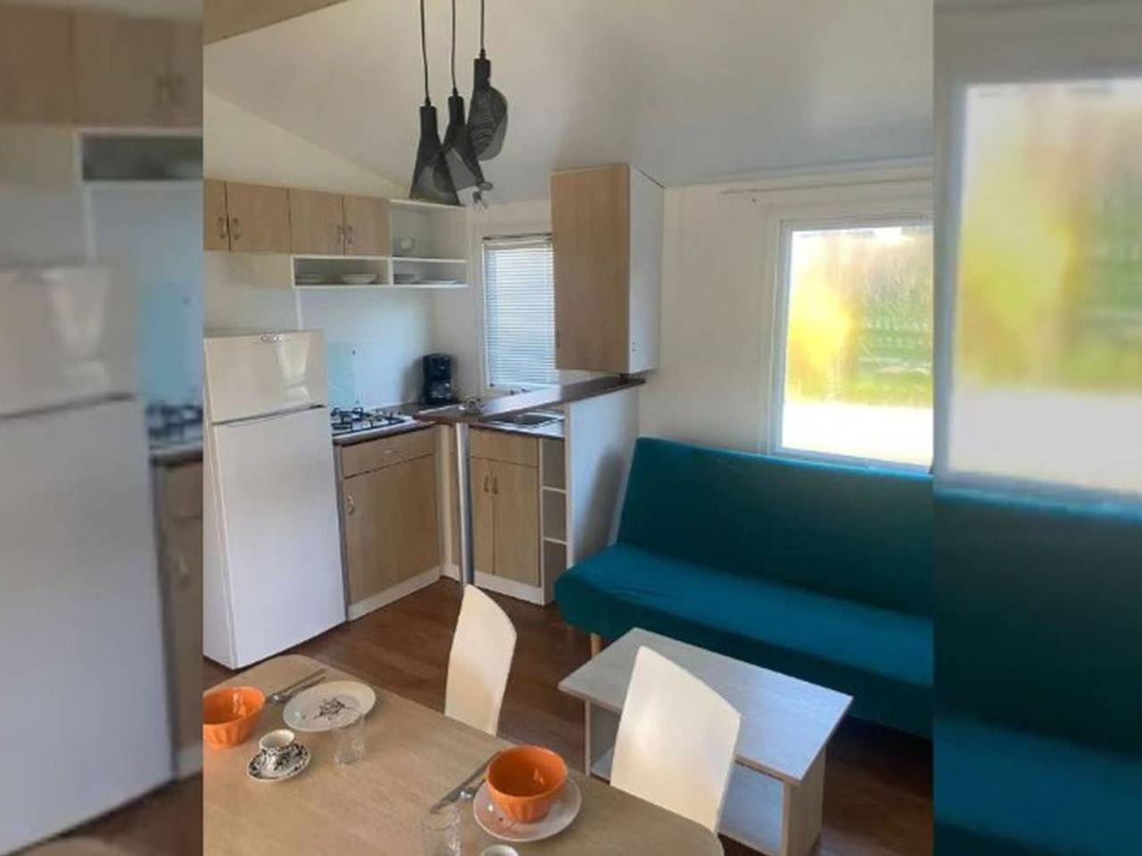 Mobil-home confortable avec terrasse pour 5 personnes in Martiel, Quercy