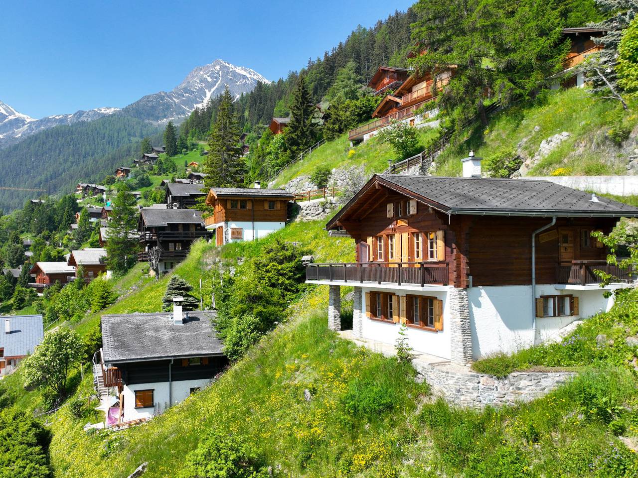 Les Clarines in Grimentz, Anniviers