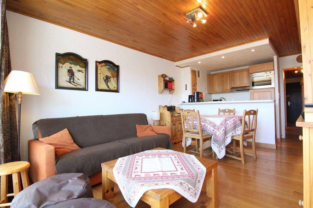 Gehele studio, Résidence le Concorde - Studio bergnis 5 personen (C2) in Huez, Écrins Nationaal Park