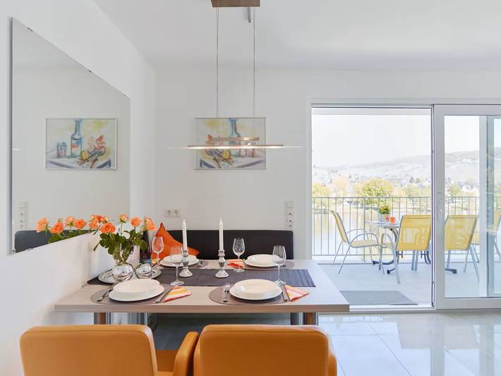 Ferienwohnung für 4 Personen, mit Balkon und Balkon/Terrasse an der Mosel - 4