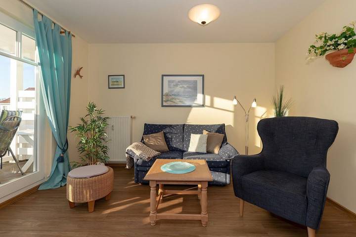 Ferienwohnung für 2 Personen, mit Balkon und Ausblick in Kühlungsborn