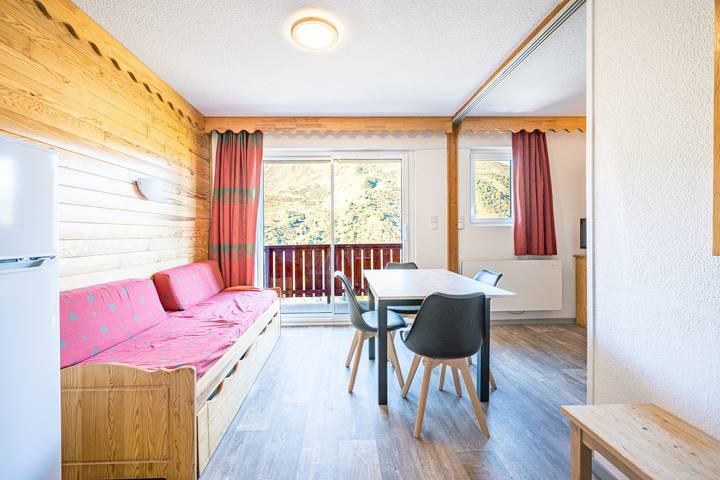 Location de vacances pour 6 personnes, avec balcon et piscine à Valmeinier