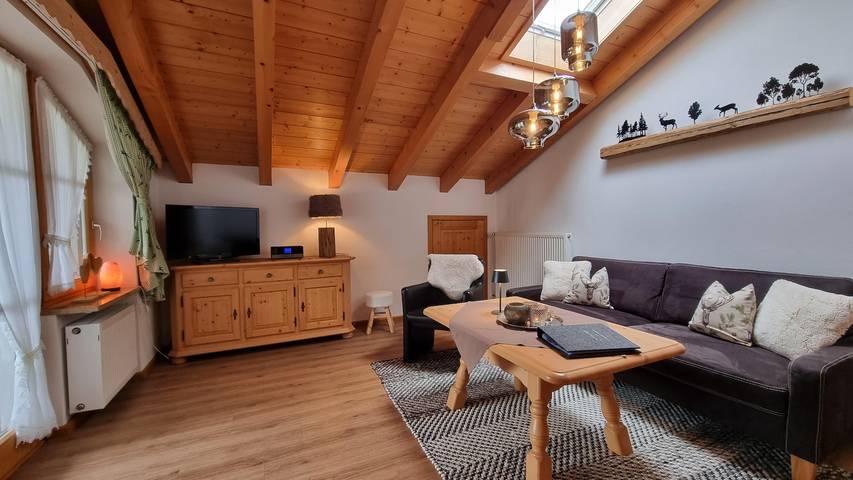 Ferienwohnung für 2 Personen, mit Balkon und Ausblick in Krün - 4