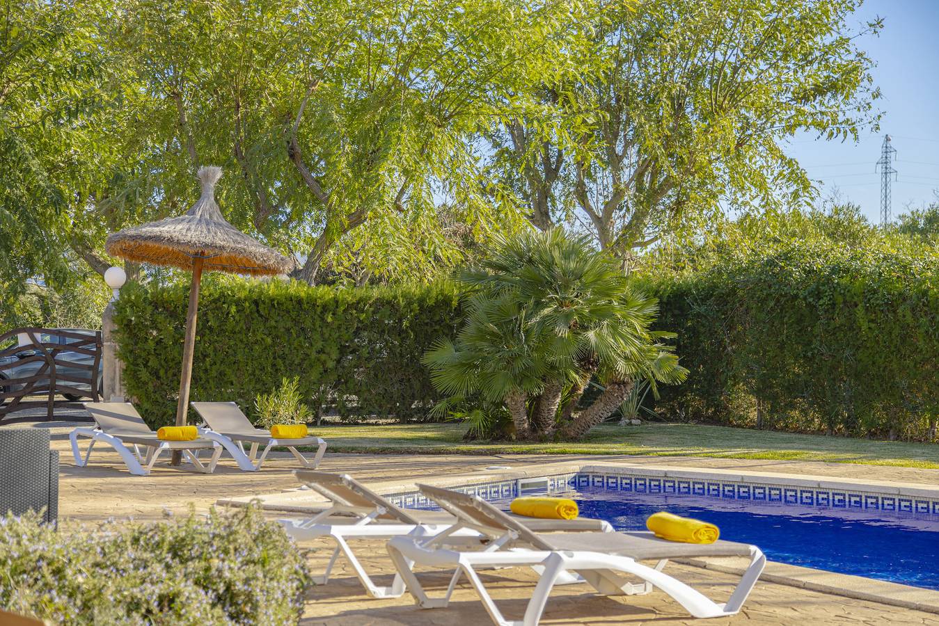 Finca Can Castell 1 para 6 con piscina, Bbq, Wifi gratis in Alcúdia, Nord Majorca