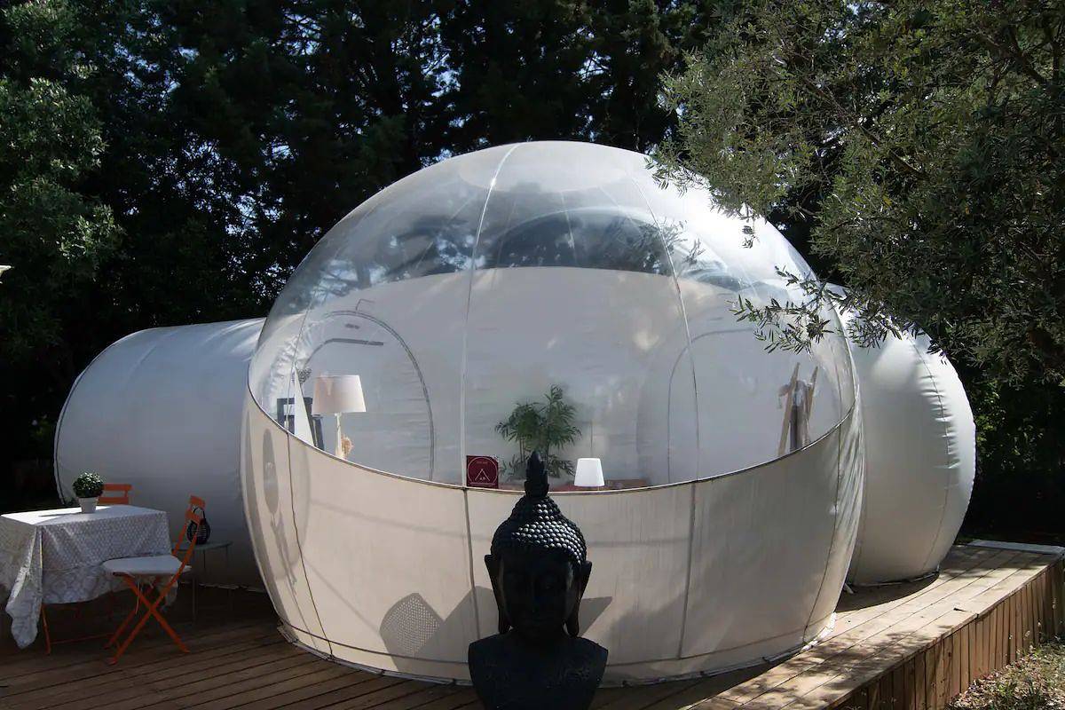Logement insolite dans une bulle transparente in Trans-en-Provence, Région de Draguignan