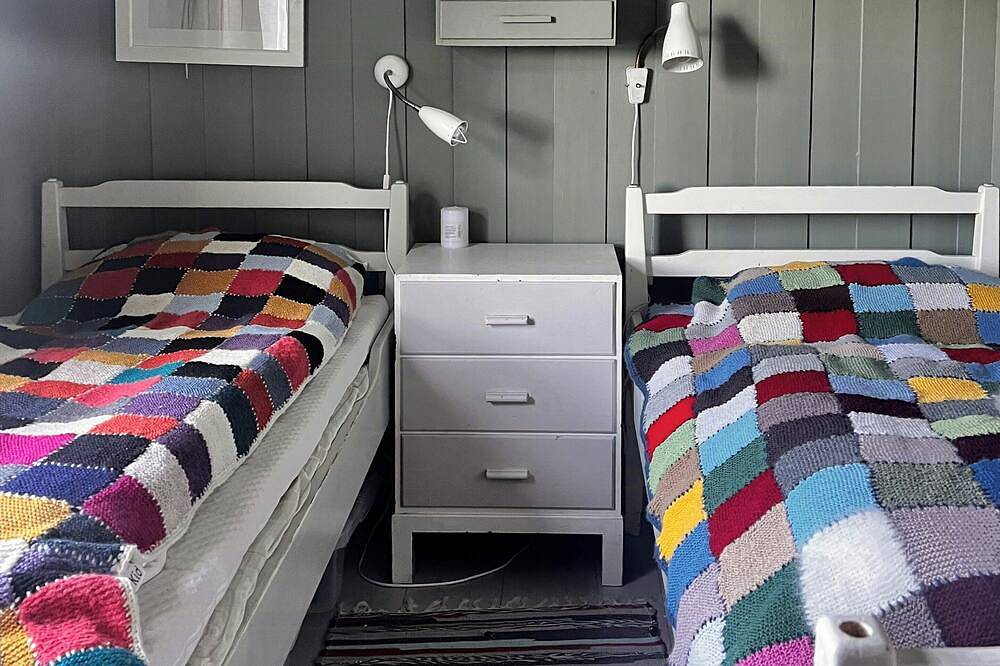 Hütte mit Privatstrand am Viksfjord in Larvik
