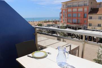 Gîte pour 4 personnes, animaux acceptés dans Plage Centrale (Valras-Plage)