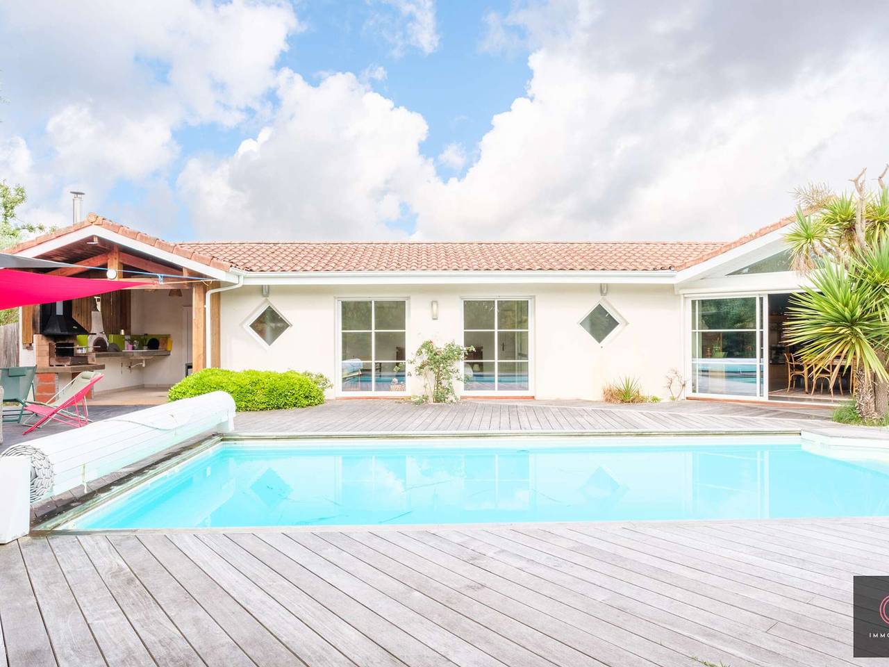 Villa de plain-pied avec piscine - 8 pers. in Biscarrosse (bourg), Biscarrosse