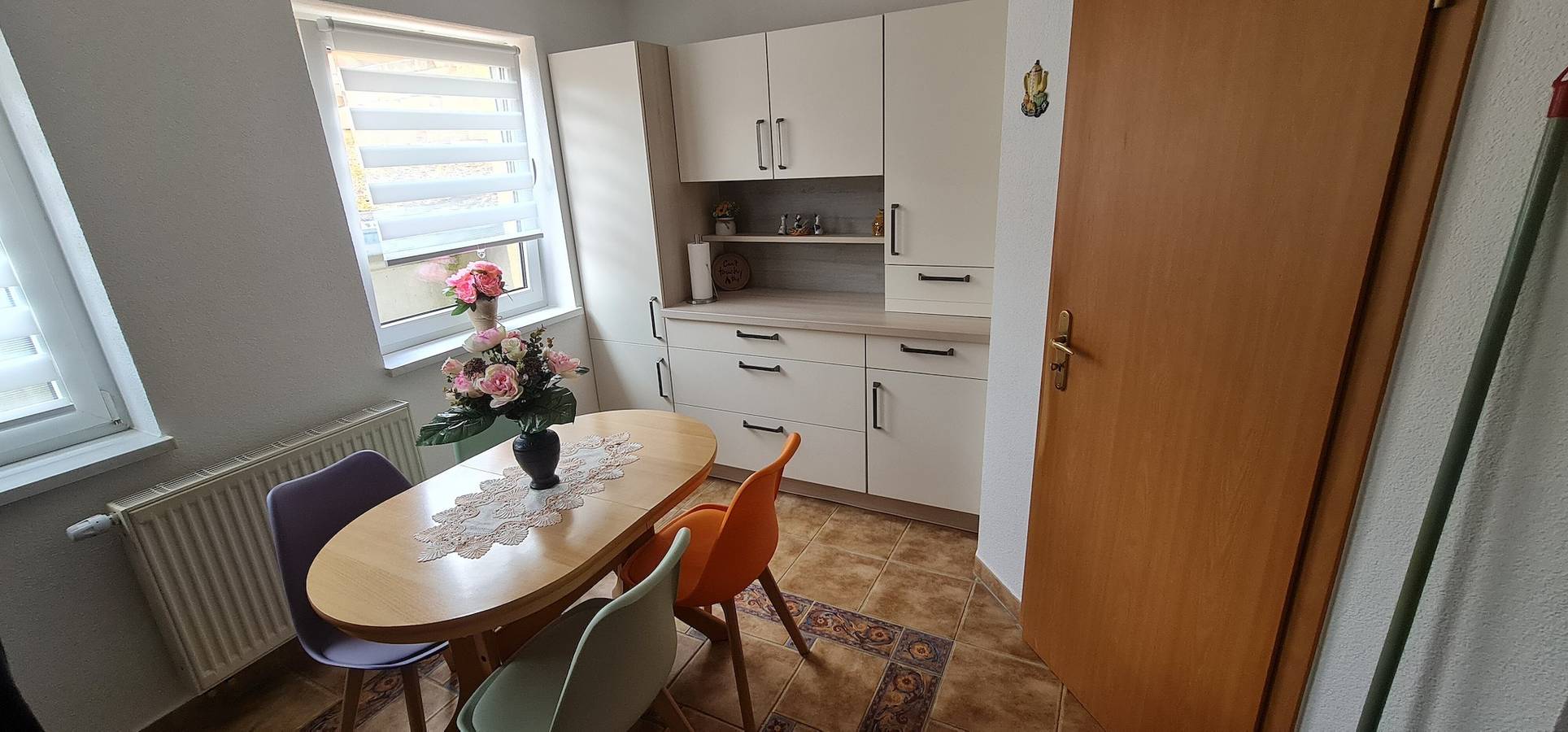 Ferienwohnung 'Sehr Ruhig' mit Privatgarten und Wlan in Pößneck, Saaleland