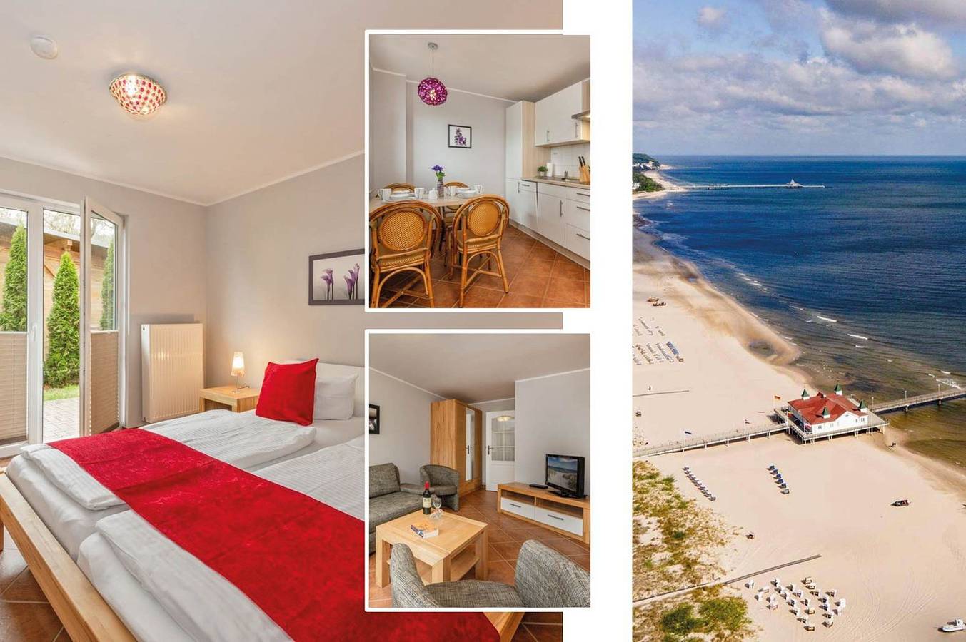 Appartement entier, Gemütliche Ferienwohnung – strandnah und ideal für Familien in Drei Kaiserbäder, Heringsdorf