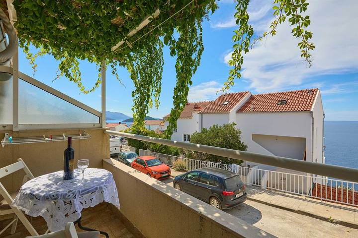 Ferienwohnung für 2 Personen, mit Meerblick und Balkon in Grad Dubrovnik - 2