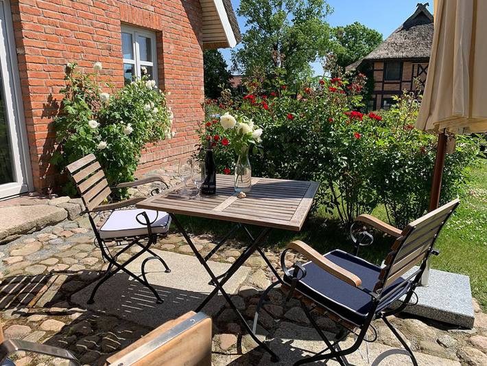 Ferienwohnung für 3 Personen, mit Terrasse und Garten sowie Ausblick in Putbus - 4