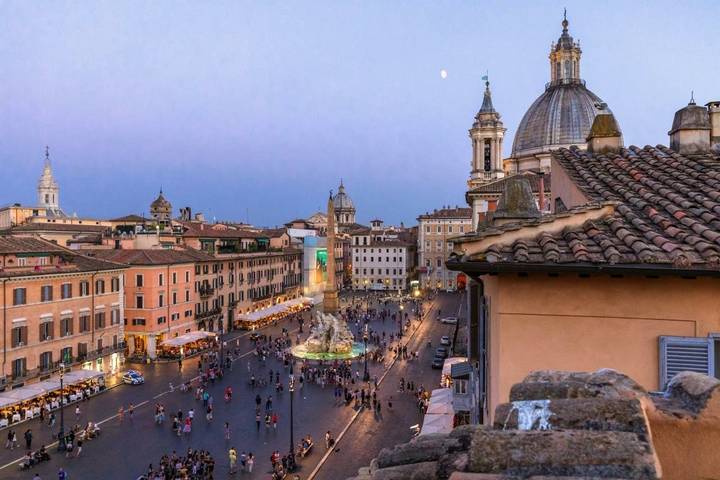 Loft per 9 persone, con panorama e terrazza in Pantheon (Roma)