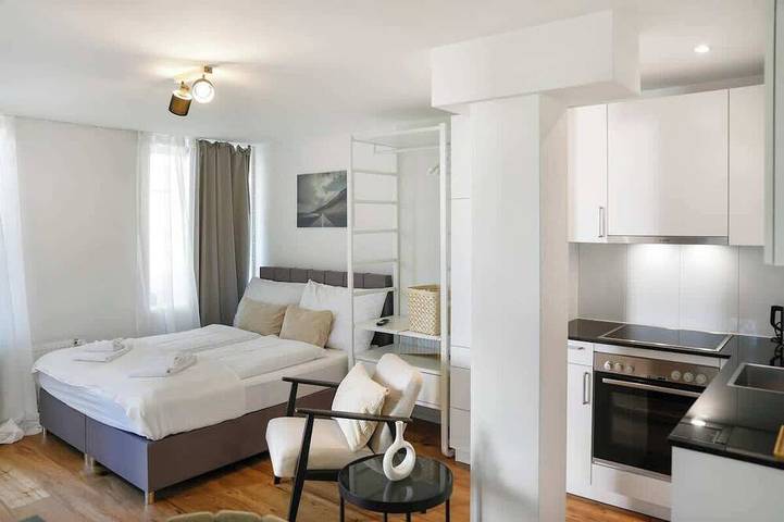 Ganze Wohnung, Book2stay: modernes Studio an Top Lage (Olma Messen) in St. Gallen, Zürich Voralpen