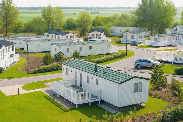 Glamping for 6 people, with garden in Blackpool