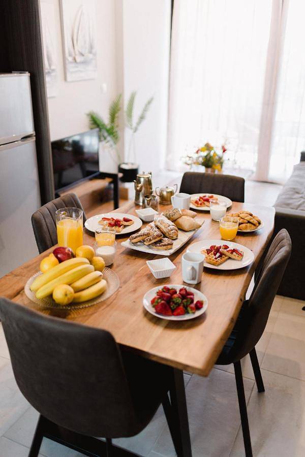 Ferienwohnung für 5 Personen, mit Pool und Terrasse sowie Ausblick