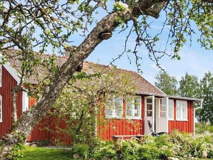 Ferienhaus für 4 Personen, mit Garten und Seeblick in Südschweden